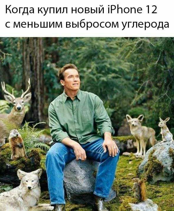 Когда купил новый іРЬопе 12 с меньшим выбросом углерода
