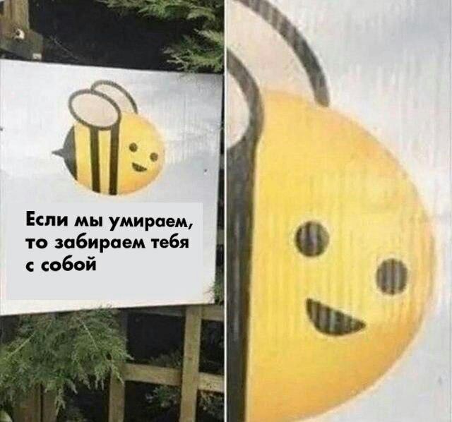Если мы умираем то забираем тебя с собой