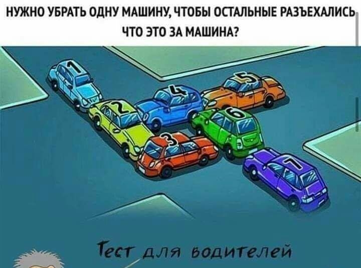 НУЖНО УБРАТЬ ОДНУ МАШИНУ ЧТОБЫ ОСТАЛЬНЫЕ РАЗЪЕХАЛИСЬ ЧТО ЭТО ЗА МАШИНА