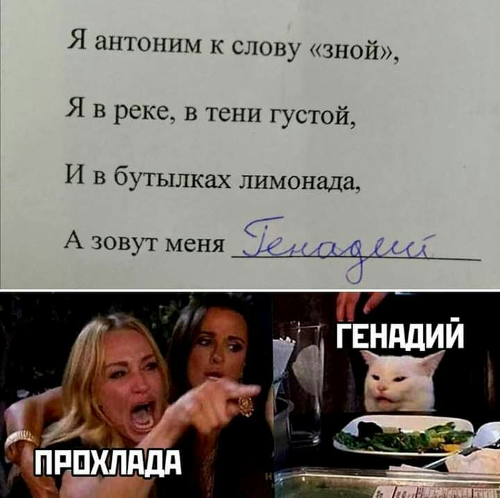 Я антоним к слову зной Я в реке в тени густой И в бутылках лимонада А зовут меня с14413 С