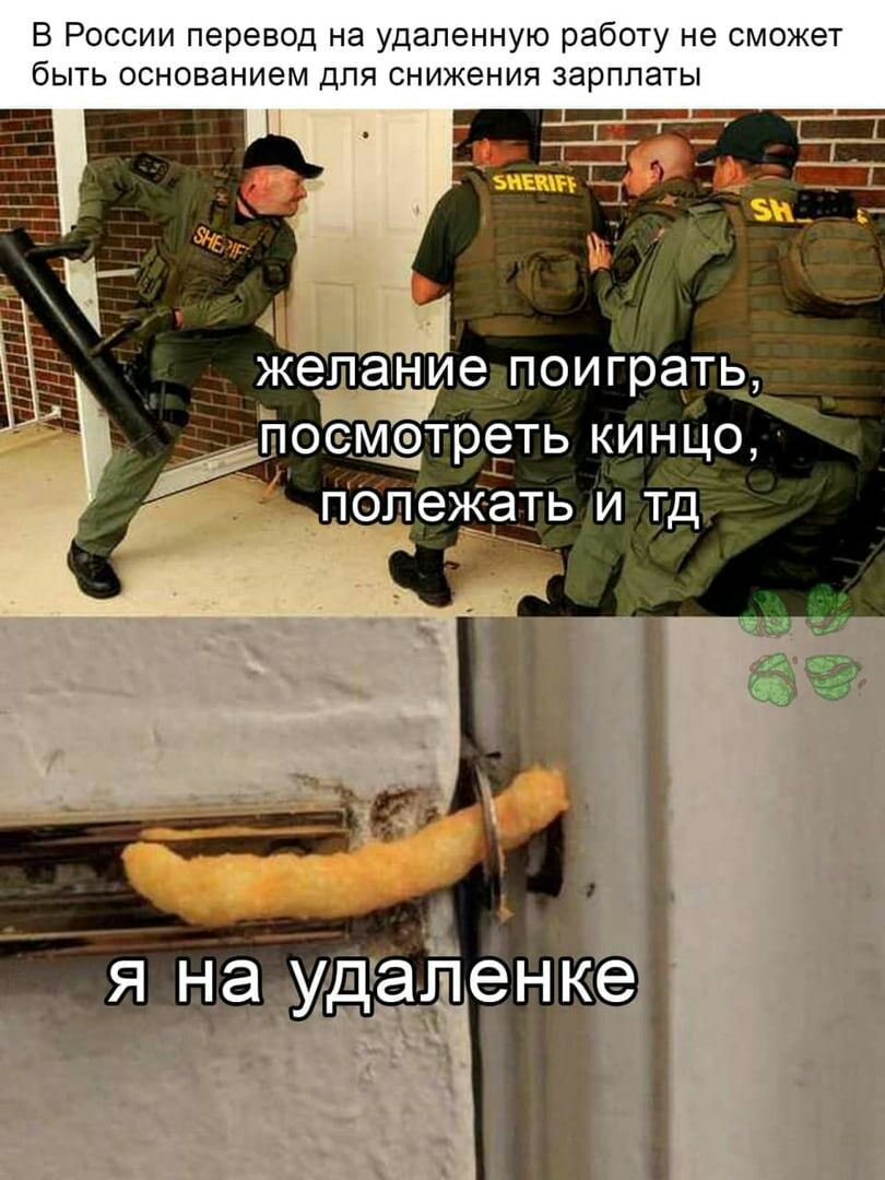 В России перевод на удаленную работу не сможет быть основанием для снижения зарплаты ие поигратьд оеьщтрёть кинцо попежать и тд