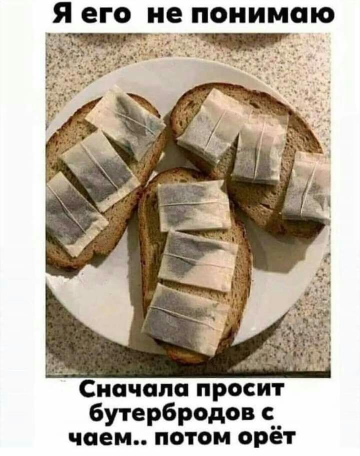 мг _ Сиочоло просит бутербродов чаем потом орёт