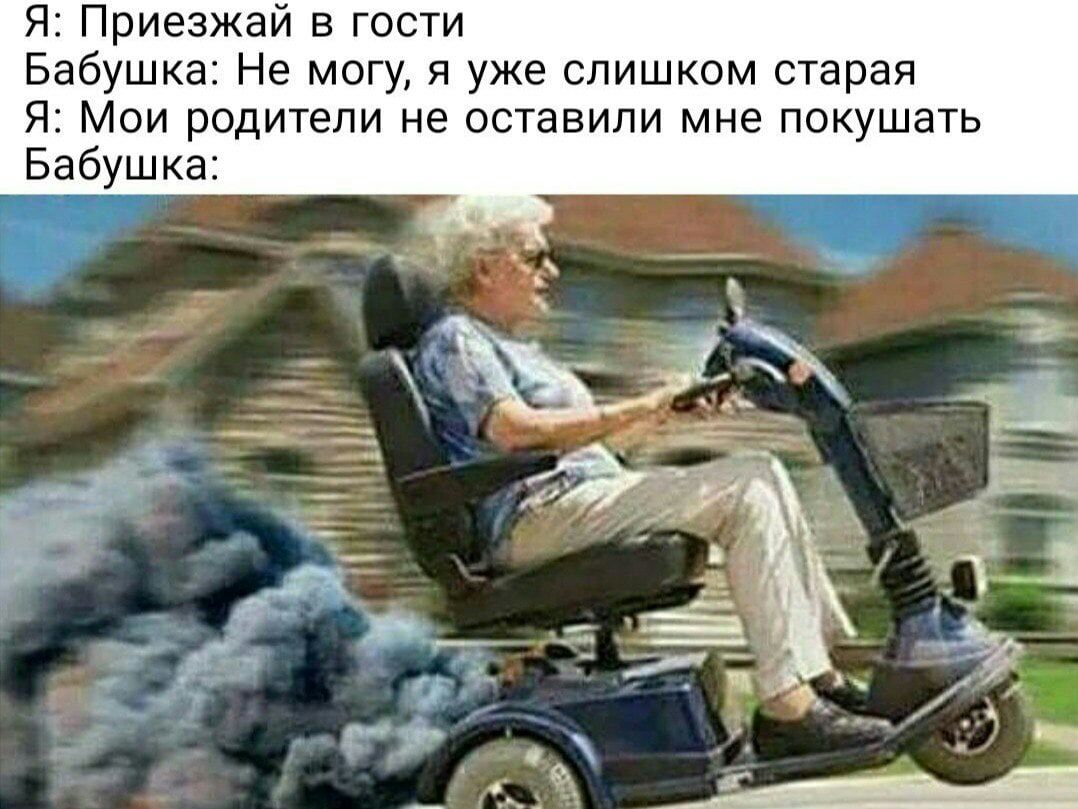 Я Приезжай в гости Бабушка Не могу я уже слишком старая Я Мои родители не оставили мне покушать Бабушка
