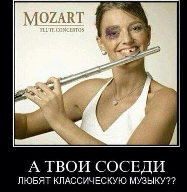 А ТВОИ СОСЕДИ ЛЮБЯТ КПАССИЧЕСКУЮ МУЗЫКУ
