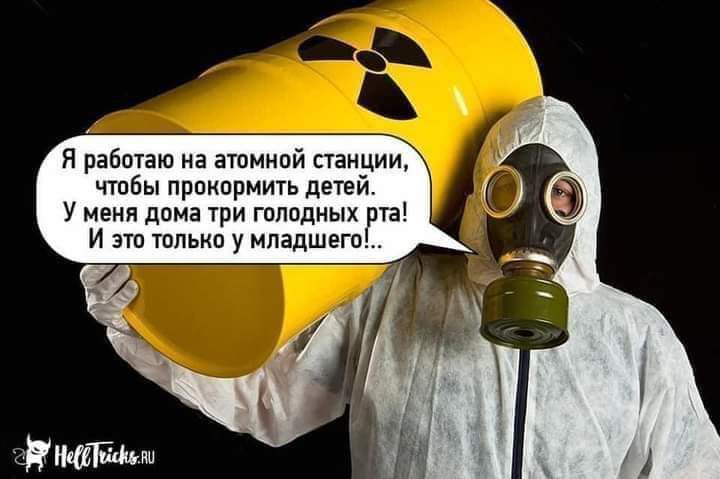 Я работаю на атомной станции чтобы прокормить детей У меня дома три голодных рта И это только у младшего