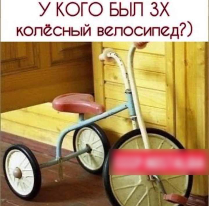 У КОГО БЫП ЗХ колёсный велосипед