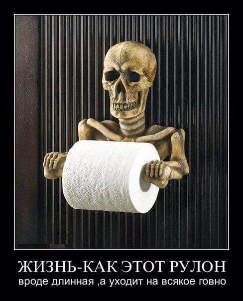ЖИЗНЬКАК ЭТОТ РУЛОН вроде длинная а уходит на всякое говно