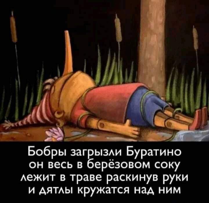 он весь в ерезовом соку Аежит в траве раскинув руки и АЯТАЫ кружатся над ним