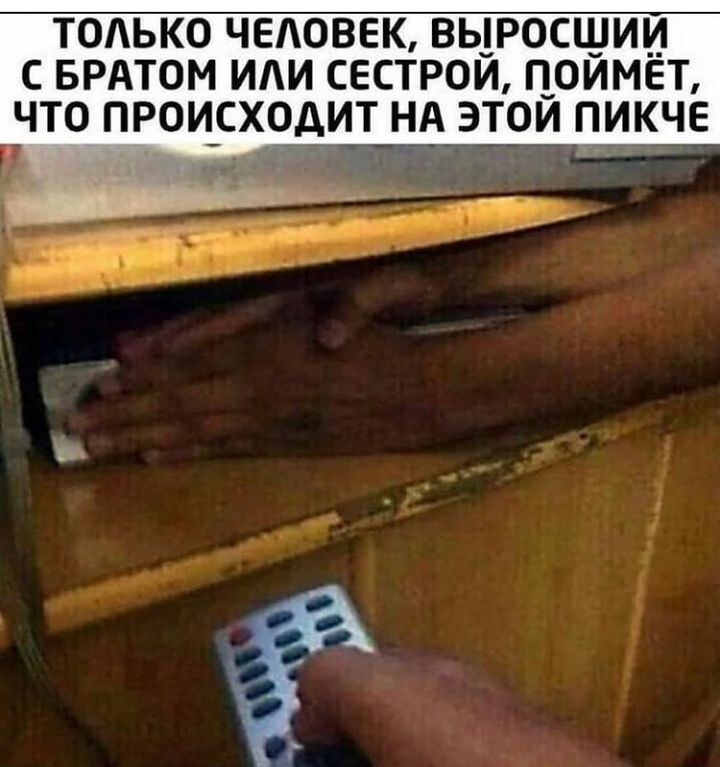 ТОАЬКО ЧЕАОВЕК ВЫРОСШИИ С БРАТОМ ИАИ СЕСТРОЙ ПОЙМЁТ ЧТО ПРОИСХОДИТ НА ЭТОЙ ПИКЧЕ