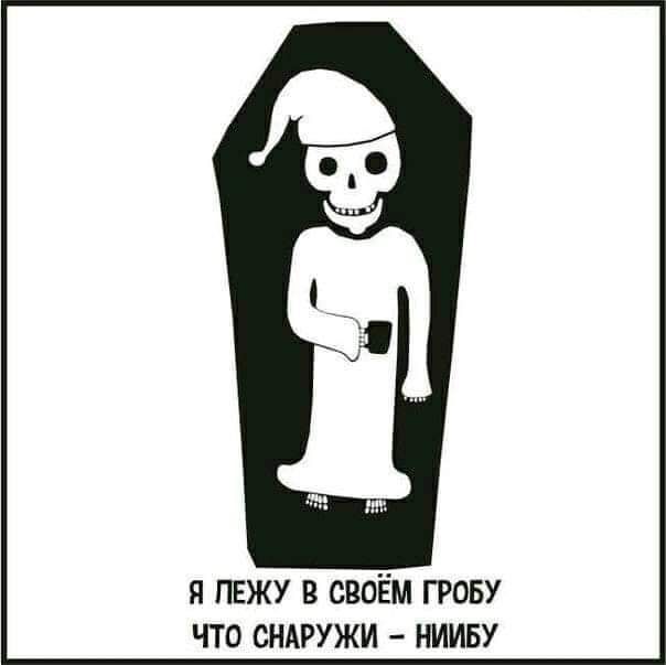 Я ПЕЖУ В СВОЁМ ГРОБУ ЧТО СНАРУЖИ НИИБУ