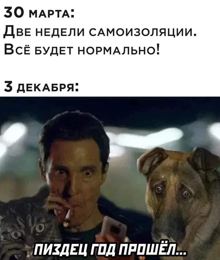 30 МАРТА ДВЕ недели САМОИЗОЛЯЦИИ ВсЁ БУДЕТ НОРМАЛЬНО 3 дЕКАБря гг _ _ пиздЕи гид ппцшЁл