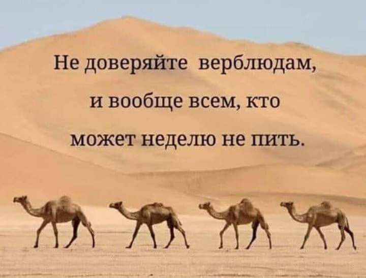Не доверяйте и вообще воем можт НДЁЛЪФ не пить