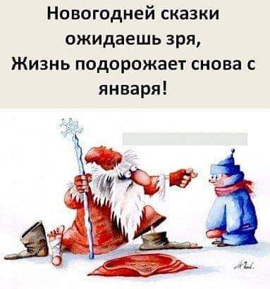 Новогодней сказки ожидаешь зря Жизнь подорожает снова с января