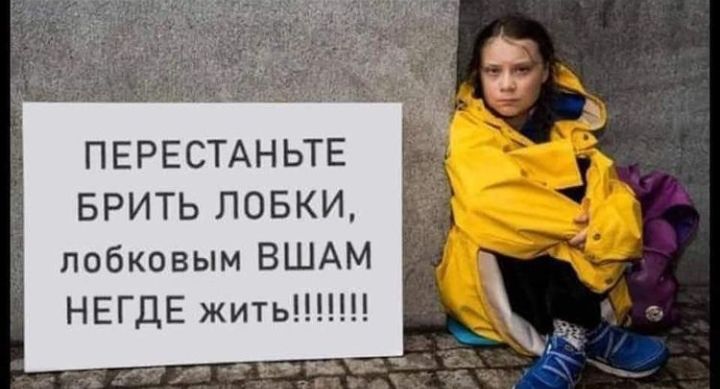 ПЕРЕСТАНЬТЕ БРИТЬ ЛОБКИ лобковым ВШАМ НЕГДЕ житьЦ