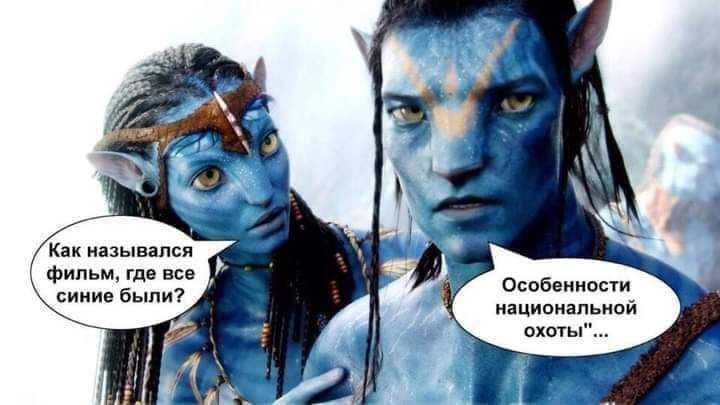 Как назывался фильм где все синие были Особенности национальной охоты
