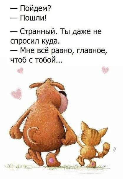 Пойдем Пошли Странный Ты даже не спросил куда Мне всё равно главное чтоб с тобой