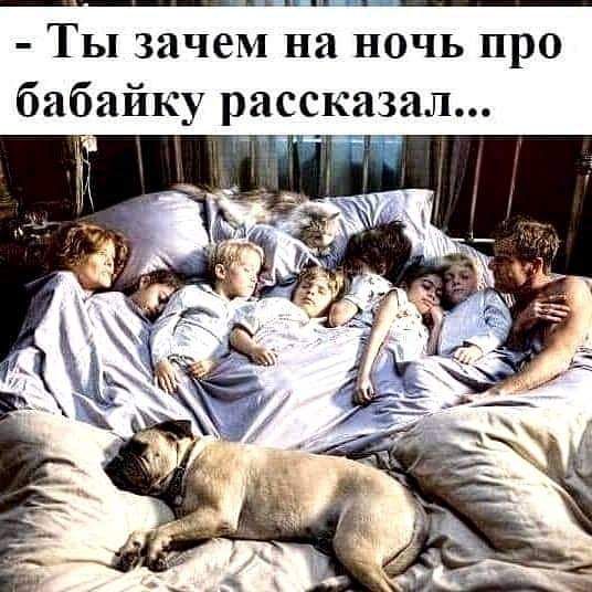 Ты зачем на ночь про бабайку рассказал