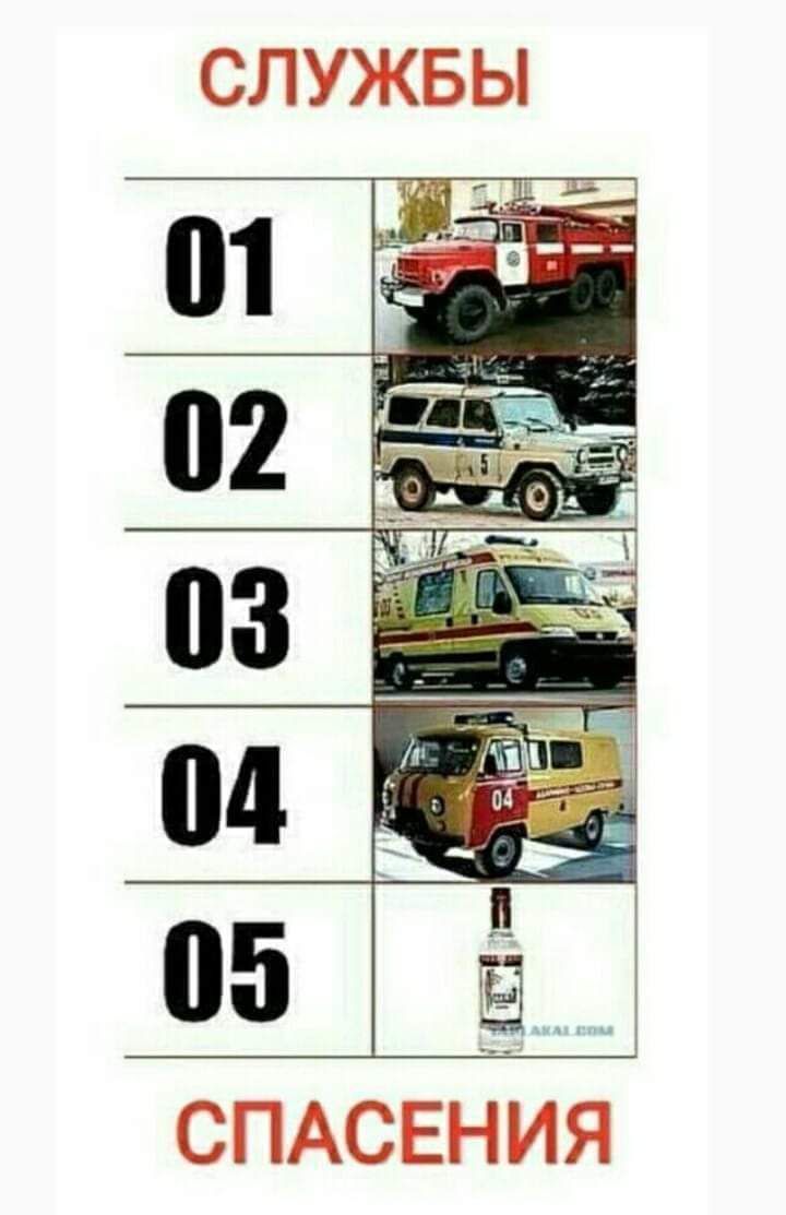 СЛУЖБЫ 05і Ёё СПАСЕНИЯ