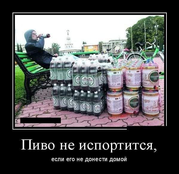 Пиво не испортится если его не донести домой