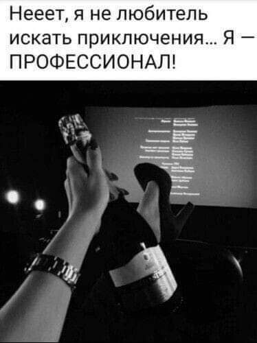 Нееет я не любитель искать приключения Я ПРОФЕССИОНАЛ