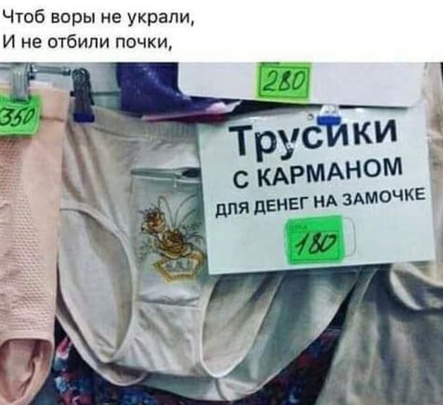 Чтоб воры не украли И не отбили почки
