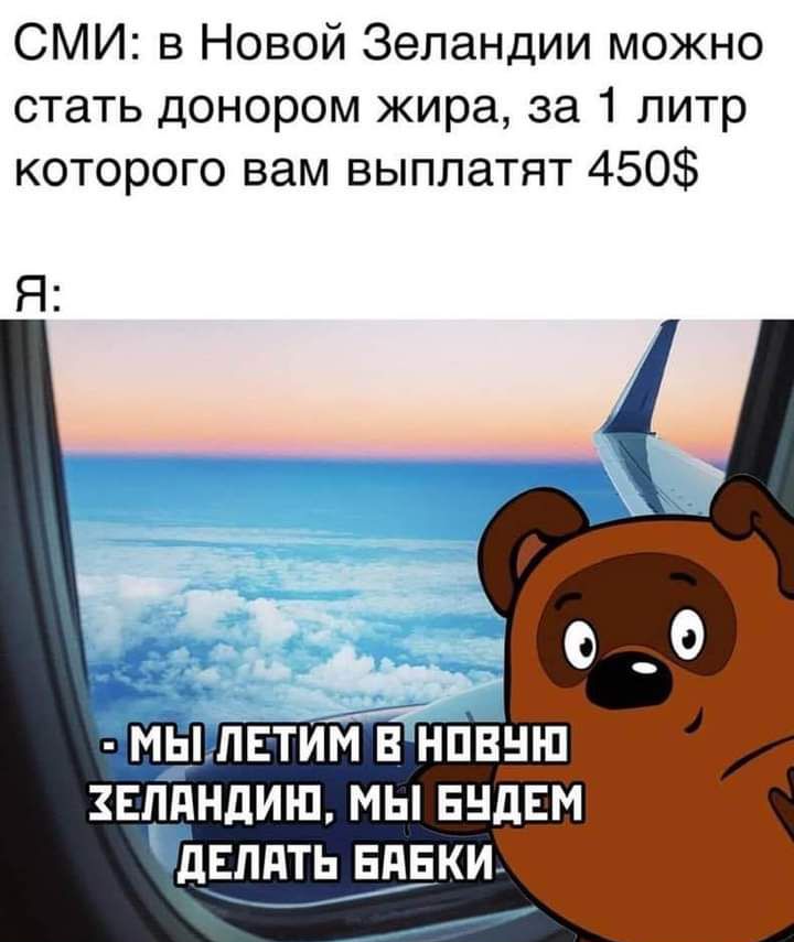 СМИ в Новой Зеландии можно стать донором жира за 1 литр которого вам выплатят 450 Я мы лвтим внпвнш звддндиш мы видим Удалять нднки М