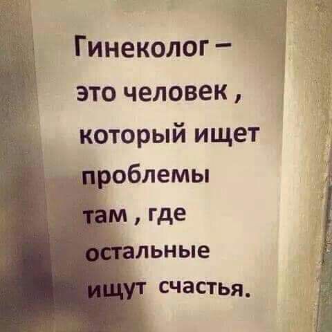 Гинеколог это человек который ищет