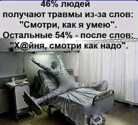 16 Людей получают травмы из за слов Смотри как я умею стальные 54 пос_пе 011913 И как надо_