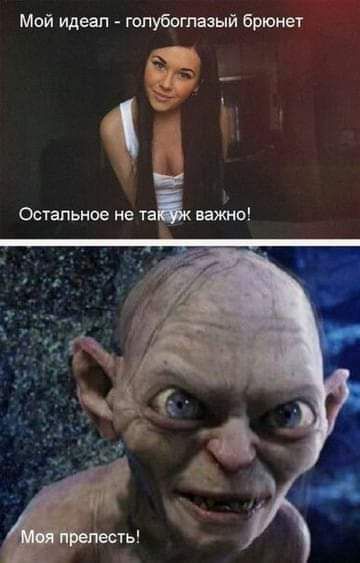 Мой идеал гшубогпааый Брюнет іі Остальное не так