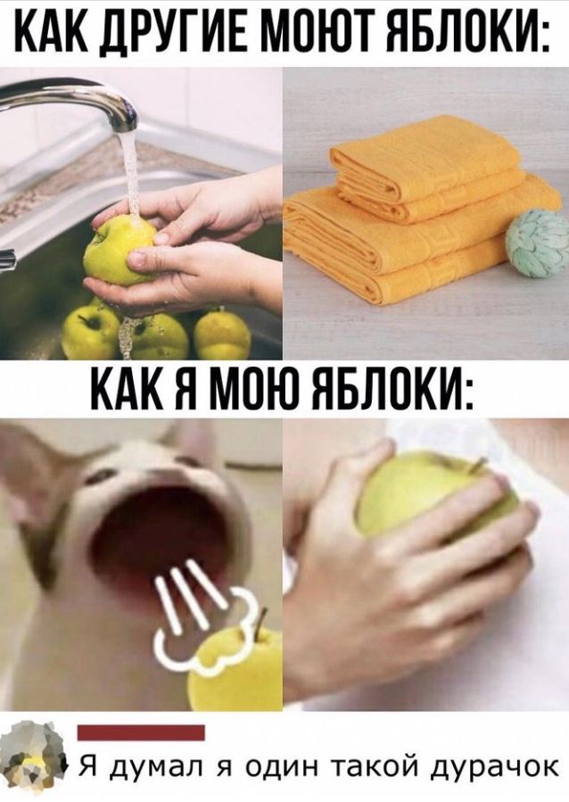КАК ДРУГИЕ МПЮТ ЯБЛПКИ Я думал я один такой дурачок