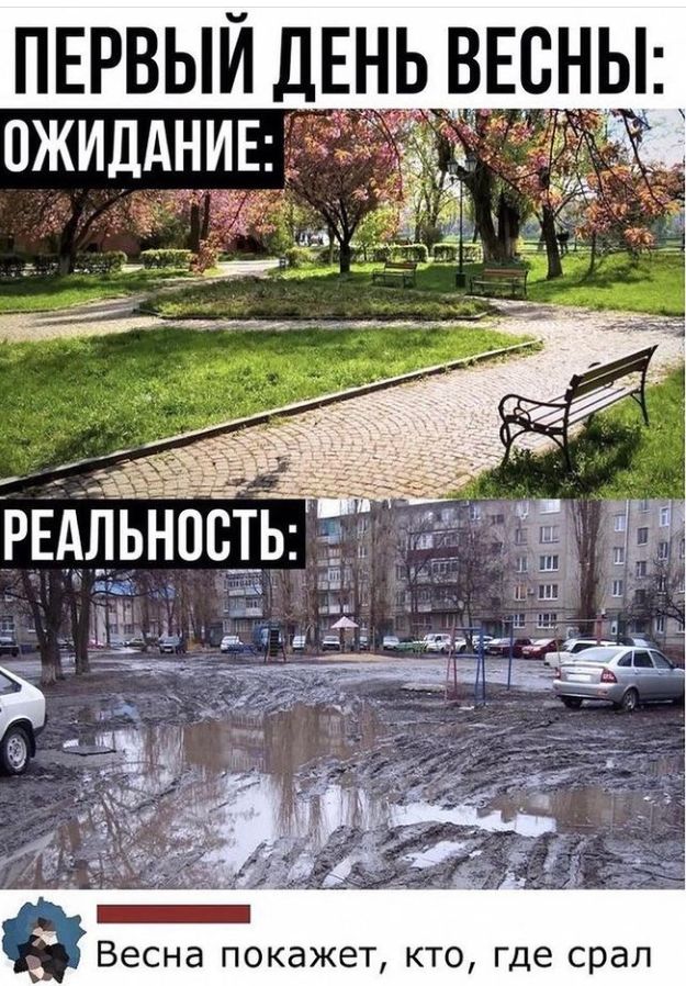 ПЕРВЫЙ ЦЕНЬ ВЕСНЫ Весна ПОКВЖЕТ КТО где срал