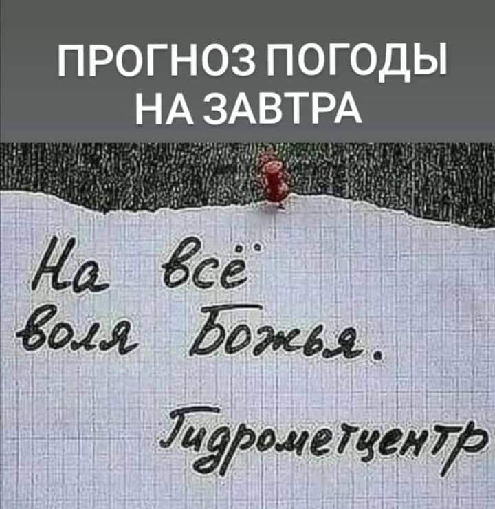 ПРОГНОЗ ПОГОДЫ