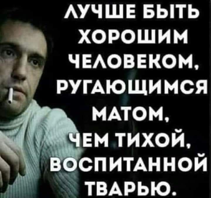 АУЧШЕ выть хорошим чвАоввком ругАюшимся МАТОМ Ем тихой эспимнной хак ТВАРЬЮ