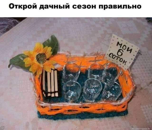 И дачныи СЕЗОН правильно Откро