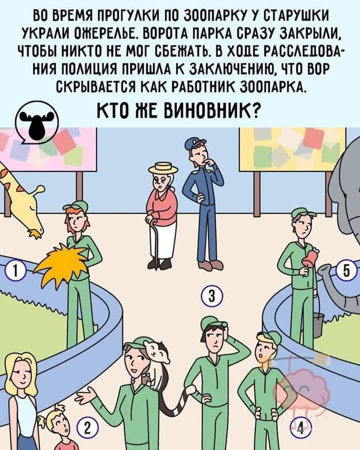 ВО ВРЕМЯ ПРОГУАКИ ПО ЗООПАРКУ У ОТАРУШКИ УКРААИ ОЖЕРЕАЬЕ ВОРОТА ПАРКА СРАЗУ ЗАКРЫАИ ЧТОБЫ НИКТО НЕ МОГ ОБЕШАТЬ В ХОДЕ РАОСАЕЦОВА НИЯ ПОАИЦИЯ ПРИШАА К ЗАКАЮЧЕНИЮ ЧТО БОР ОКРЫБАЕТОЯ КАК РАБОТНИК ЗООПАРКА КТО НЕ ВИНОВНИК