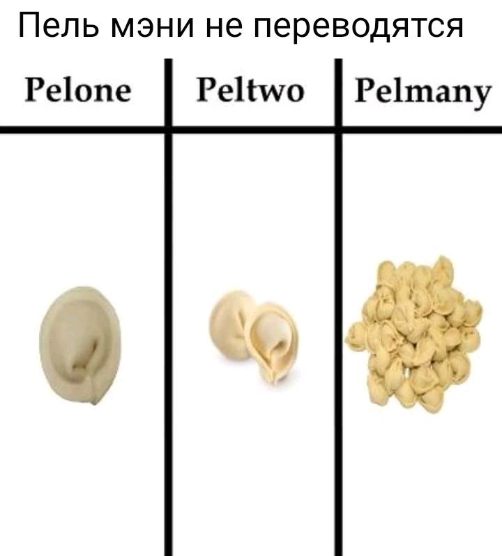 Пель МЭНИ не переводятся Ре1тапу