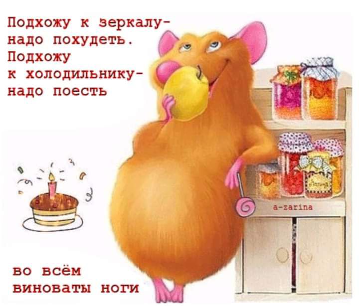 Подхожу к зеркалу надо похудеть Подхожу к холодильнику надо поесть во всём виноваты ноги