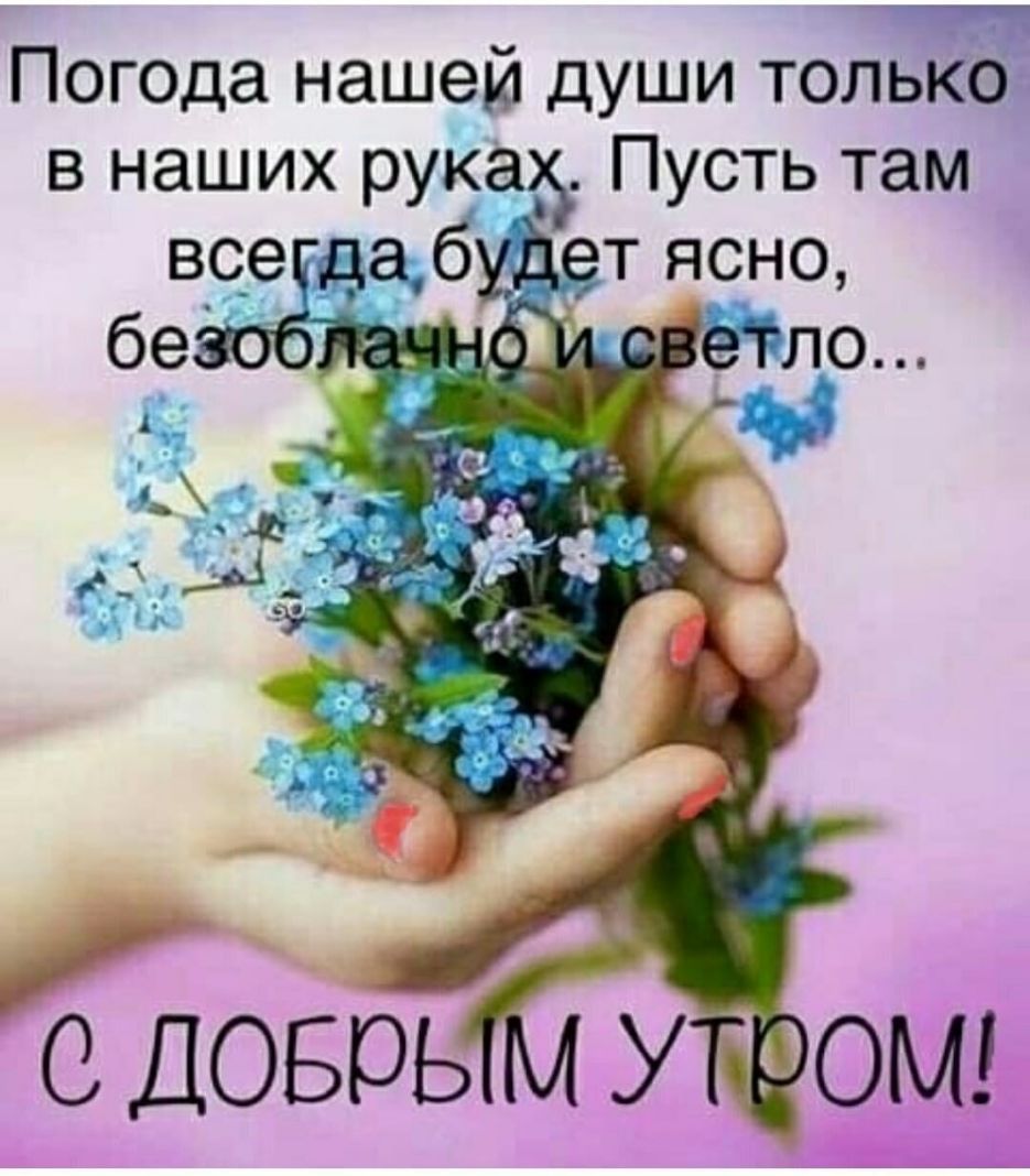 Погода нашей души только в наших рукгрЗ Пусть там т ясно