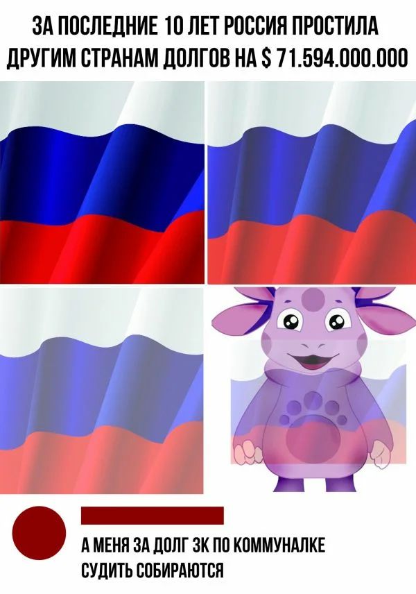 ЗА ПОСЛЕДНИЕ 10 ЛЕТ россия ПРПВТИЛА ЛРУГИМ СТРАНАМ ДППГПВ НА 8 71594000300 А МЕНП ЗА ЛППГ ЗК ПП КПММУНАЛКЕ СУДИТЬ СПБИРАЮТСЯ