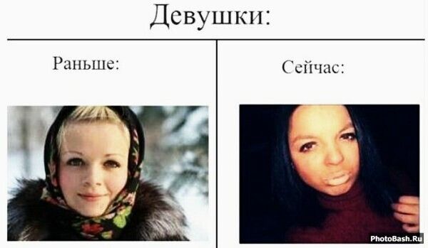 Девушки Раньше сіічнс тиииди