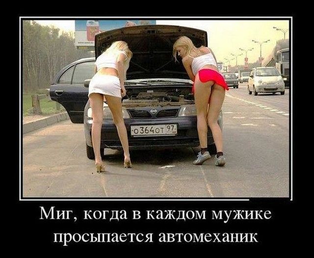 Миг когда в каждом мужике просыпается автомеханик