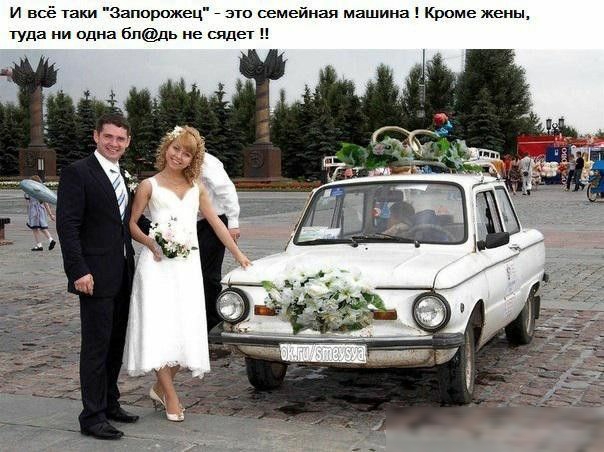 и всё таки Запорожец это семейная машина Кроме жены туда ни одна бпдь не сядет