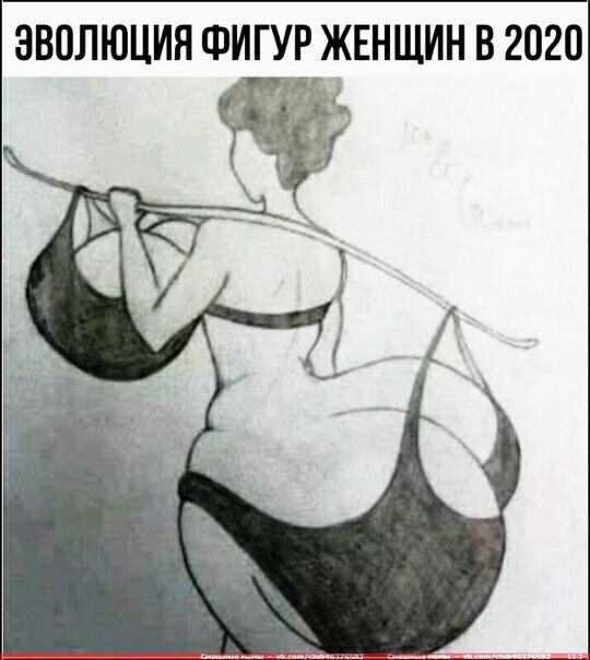 ЭВОЛЮЦИЯ ФИГУР ЖЕНЩИН В 2020 1 д