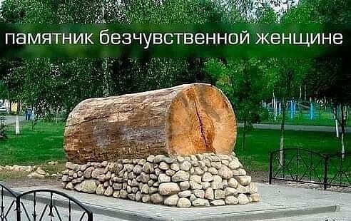 ПЕМЯТНИК бЗЗЧУВСТВеННОЙ ЖЕНЩИНЕ