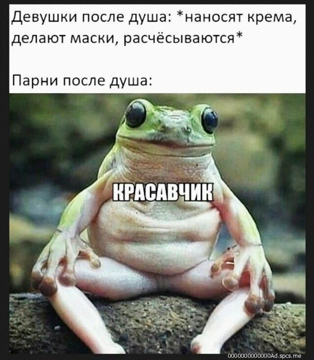 Девушки после душа наносят крема делают маски расчёсываются Парни после душа ппптпппоопопш