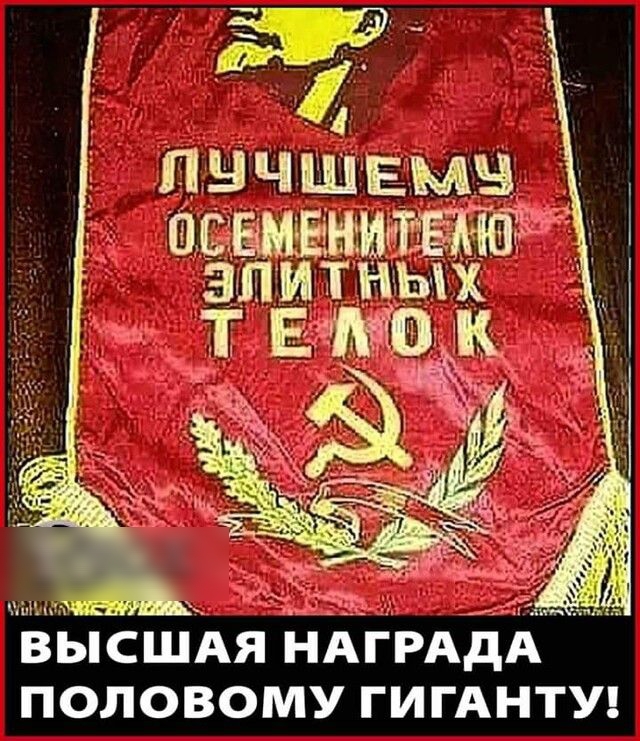 ВЫСШАЯ НАГРАДА ПОЛОВОМУ ГИГАНТУ