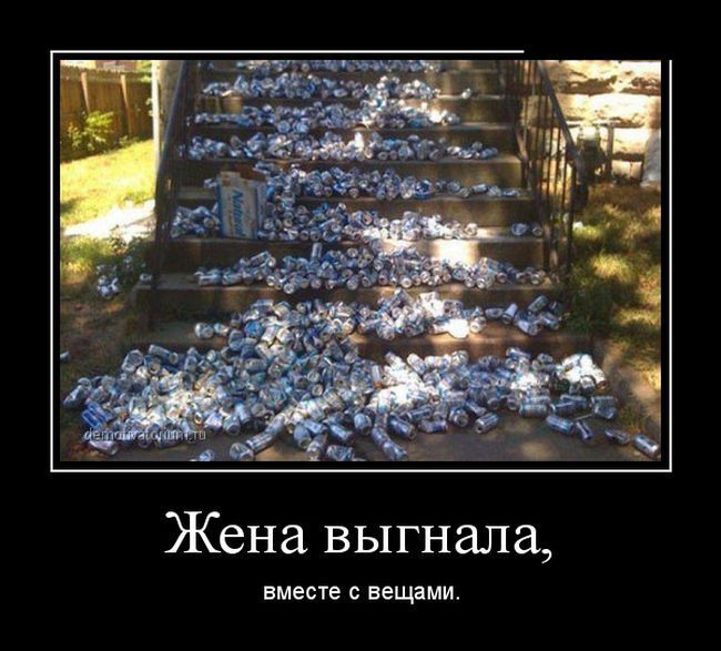 Жена выгнала вместе 0 вещами