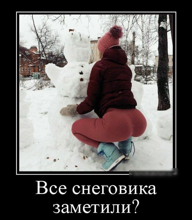 Все снеговика заметили