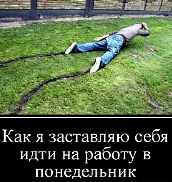 Как я заставляю себя идти на работу в понедельник