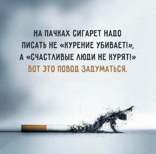 НА ПАШАХ БИГАРЕТ НАШ ПИСАТЬ НЕ КУРЕНИЕ УБИВАЕТ А СЧАСТАИВЫЕ АЮПИ НЕ НУРЯТ ВОТ ЭТО ПОБОП ЗАПУМАТЬБЯ